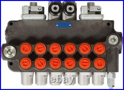 6 Spool, 21GPM Hydraulic Backhoe Directional Control Valve withJoysticks/conversion