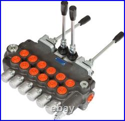 6 Spool, 21GPM Hydraulic Backhoe Directional Control Valve withJoysticks/conversion