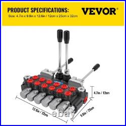 6 Spool Hydraulic Directional Control Valve 11 GPM 4500 PSI for Tractors 6 Spool Hydraulic Directional Control Valve 11 GPM 4500 PSI for Tractors