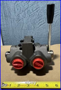 6 Way Hydraulic Rotary Diverter Valve, SAE 8, 16 GPM 4300 PSI