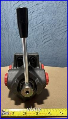 6 Way Hydraulic Rotary Diverter Valve, SAE 8, 16 GPM 4300 PSI