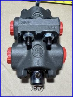 6 Way Hydraulic Rotary Diverter Valve, SAE 8, 16 GPM 4300 PSI