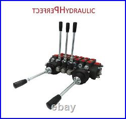 7 Bank Hydraulic Directional Valve for Forest Crane Logging Trailer 90L 2xJoy