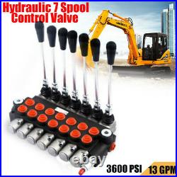 7 Spool P40 Hydraulic Directional Control Valve Block 13GPM 3/8 1/2 250bar UK