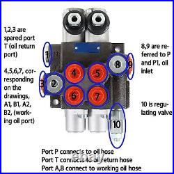 ALL-CARB Hydraulic Valve 2 Spool Hydraulic Directional Control Valve Double A