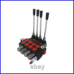 Adjustable 4 Road Spool 13GPM Hydraulic Directional Control Valve Tractor Loader