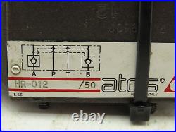 Atos DHU-0710/18 Hydraulic Directional Control Solenoid Valve 4/3-Pos 110VDC