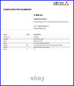 Atos Hydraulic CETOP-5 Proportional Directional valve DKZOR-A-173-S5 40