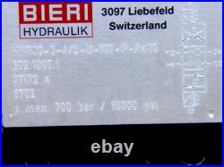 BIERI WV700-6-4/3-U-107-P 3 Position Hydraulic Directional Valve 107 VDC