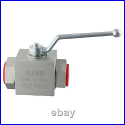 Ball Valve Manual G1 Hydraulic Carbon Steel High Pressure 2 Way ShutOff Valve