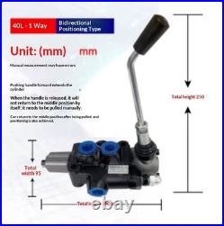 Bidirectional Hydraulic Multi Way Manual Reversing Valve Small Distributor