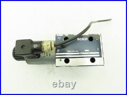 Bosch 0 810 001 535 Hydraulic Solenoid Valve Directional Single Action 24V Coil