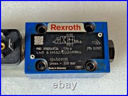 Bosch Rexroth 4we6ha62/eg24n9k4 Hydraulic Solenoid Directional Valve 24v