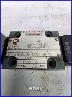Bosch Rexroth 4weh16j30/6ag24netz4 Hydraulic Pilot Operated Directional Valve