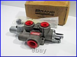 Brand Hydraulics 4-way Directional Monoblock Control Valve Ao755t4js Brand Hydraulics 4-way Directional Monoblock Control Valve Ao755t4js