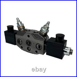 Bucher Hydraulics HDS11 64120 Control Block Directional Valve 2x Solenoids 12VDC Bucher Hydraulics HDS11 64120 Control Block Directional Valve 2x Solenoids 12VDC