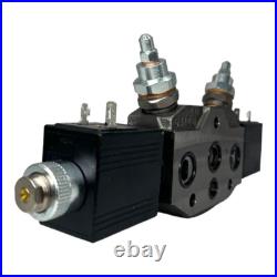 Bucher Hydraulics HDS11 64120 Control Block Directional Valve 2x Solenoids 12VDC Bucher Hydraulics HDS11 64120 Control Block Directional Valve 2x Solenoids 12VDC