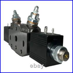 Bucher Hydraulics HDS11 64120 Control Block Directional Valve 2x Solenoids 12VDC Bucher Hydraulics HDS11 64120 Control Block Directional Valve 2x Solenoids 12VDC