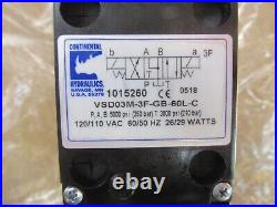 CONTINENTAL HYDRAULICS VSD03M-3F-GB-60L-C solenoid operated directional valve