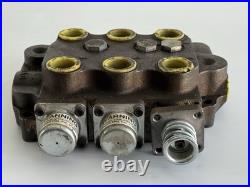 CROSS 4Z0009 Hydraulic Control Valve 3 Spool Directional Detent Spring Return