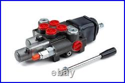 Chief Joystick Directional Control Valve, 10 GPM, 4 Way 4 Pos, 2 Spool, Spring