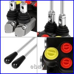 Compact Hydraulic Flow Control Valve, 2 Spool, 3600 PSI for Loaders & Tanks