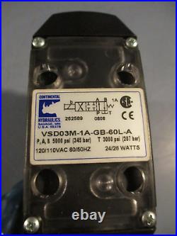 Continental Hydraulics Hydraulic Directional Valve 120v-ac VSD03M-1A-GB-60L-A