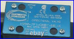 Continental Hydraulics VS5M-7F1-GMBT-68L-K Directional Hydraulic Solenoid Valve
