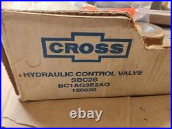 Cross Hydraulic Direction Control Valve SBC2S BC1AG3E2A0 Single Spool 2500PSI