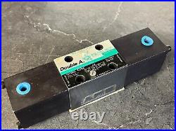 DOUBLE A QFX-3-0-10C1 DIRECTIONAL HYDRAULIC VALVE, Open Center, Spring Return
