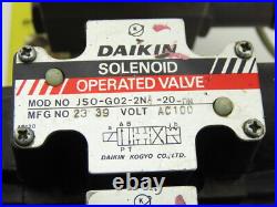 Daikin JS0-G02-2NA-20-DN 4/3 Way Hydraulic Regulated Check Manifold Valve Ass'y