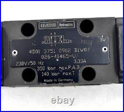 Denison Hydraulics 4D01-3751-0902-B1W07 Directional Control Valve German Made