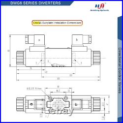 Directional Control Valve, 4W Hydraulic Directional Control Solenoid Valve Size Directional Control Valve, 4W Hydraulic Directional Control Solenoid Valve Size