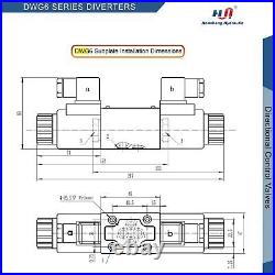 Directional Control Valve, 4W Replacement Hydraulic Directional Control Solen