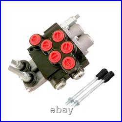 Directional Hydraulic Control Valve Double Acting Adjustable Relief Lever Handle