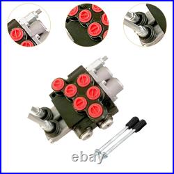 Directional Hydraulic Control Valve Double Acting Adjustable Relief Lever Handle