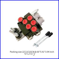 Directional Hydraulic Control Valve Double Acting Adjustable Relief Lever Handle