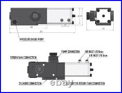 Directional Tipping Valve Pneumatic Operated 150L 190 Bar