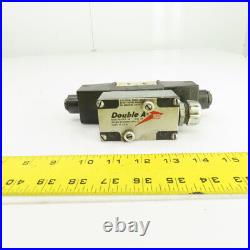 Double A QF-005-C-10B1-TSP Hydraulic Directional Double Solenoid Valve 115V Coil