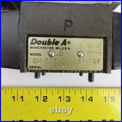 Double A QM-005-C-10B1-TSP Hydraulic Directional Double Solenoid Valve 115V Coil