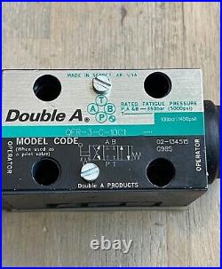 Double A Qfr-3-c-10c1 Hydraulic Valve Directional Control Appears Unused