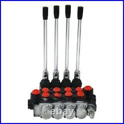 Double Acting Cylinder DA 4 Spool Hydraulic Directional Control Valve 11gpm 40L