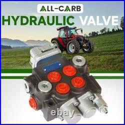 Double Acting Hydraulic Directional Control Valve, 2 Spool, 3600PSI Performance
