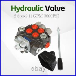 Double Acting Hydraulic Directional Control Valve, 2 Spool, 3600PSI Performance