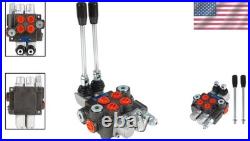 Durable 11 GPM Hydraulic Valve 2 Spool Double Acting for Loaders & Splitters Durable 11 GPM Hydraulic Valve 2 Spool Double Acting for Loaders & Splitters