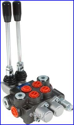 Durable 11 GPM Hydraulic Valve 2 Spool Double Acting for Loaders & Splitters Durable 11 GPM Hydraulic Valve 2 Spool Double Acting for Loaders & Splitters