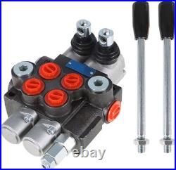 Durable 11 GPM Hydraulic Valve 2 Spool Double Acting for Loaders & Splitters Durable 11 GPM Hydraulic Valve 2 Spool Double Acting for Loaders & Splitters