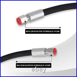 Durable Mini Excavator 3 Way Diverter Valves Kit Hydraulic Hose Quick Connector