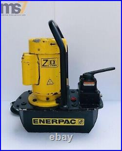 ENERPAC ZE3 404M4B ELECTRIC HYDRAULIC PUMP With4-WAY VALVE 700 BAR/10,000 PSI 115V