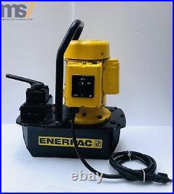 ENERPAC ZE3 404M4B ELECTRIC HYDRAULIC PUMP With4-WAY VALVE 700 BAR/10,000 PSI 115V